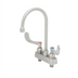 Thumbnail image #1 for EverSteel Stainless Steel 4-Inch Deck Mount Workboard Mixing Faucet with 5-3/4-Inch Swivel Gooseneck