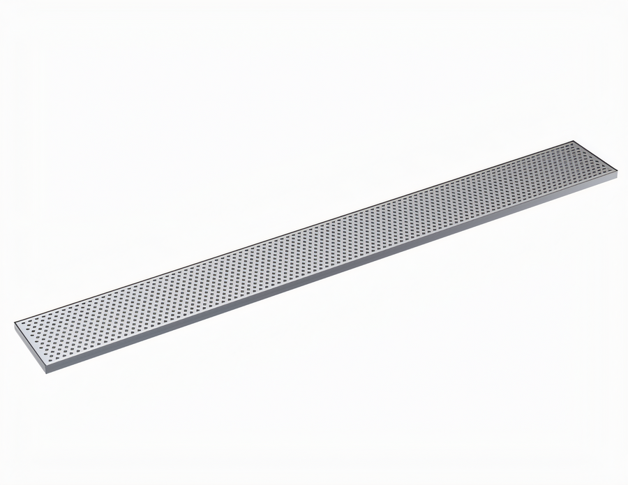 Product image #1 for 52-Inch x 6-Inch Brushed Stainless Steel Drip Tray