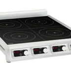 Thumbnail image #1 for Eurodib USA CCI4351PH Commercial 4-Zone Induction Cooktop, Countertop, 3,500W Zones, 240V, Stainless Steel