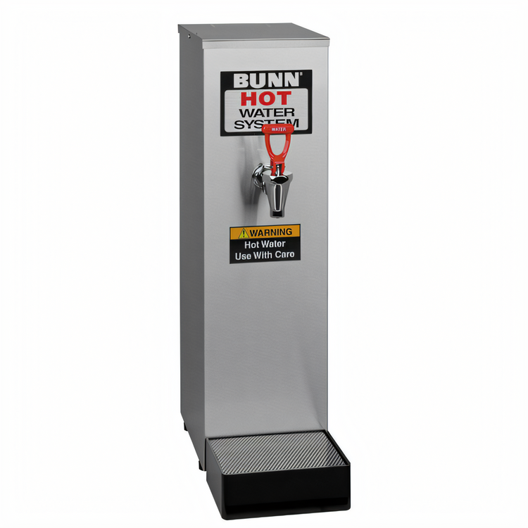 Product image #1 for BUNN HW2 Plumbed Automatic Fill Hot Water Dispenser, 2 Gallon, Stainless Steel, 120V