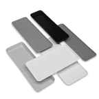 Thumbnail image #1 for Cambro 630MT142 Rectangular Blue Fiberglass Market Display Tray, Dishwasher Safe Case of 12