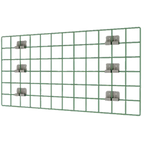 Thumbnail image #1 for Metro SmartWall WG2448K3 Wall-Mounted Wire Grid Panel, 48 x 24 in., Metroseal 3 Epoxy-Coated, Microban Antimicrobial