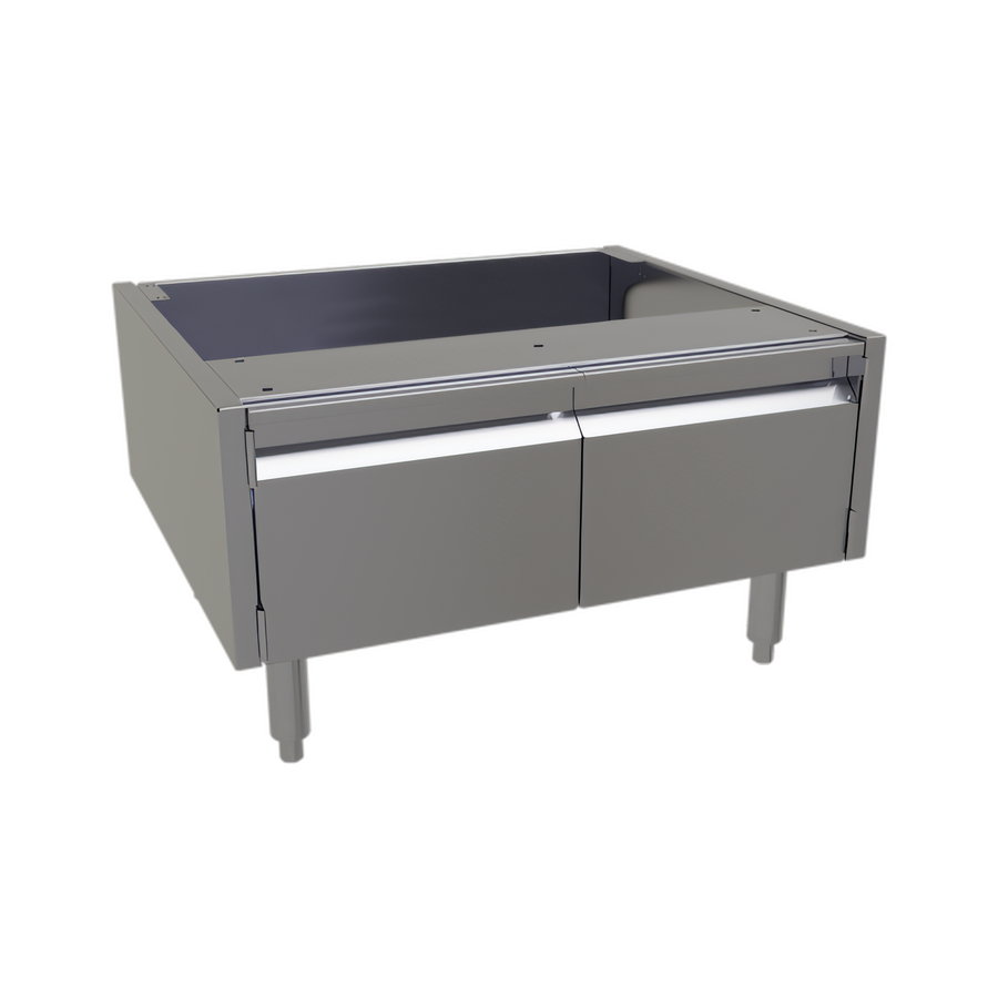 Product image #1 for Glastender ACB-28 Underbar Add-On Cabinet Base with 2 Hinged Doors, 28 Inch Wide