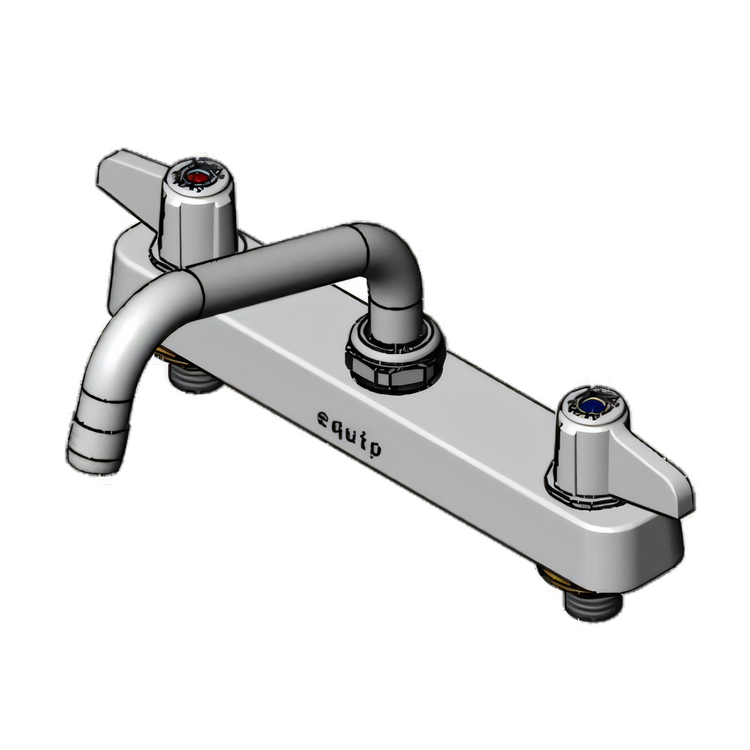 Product image #1 for Equip 8-Inch Deck Mount Workboard Faucet with 6-Inch Swivel Swing Spout