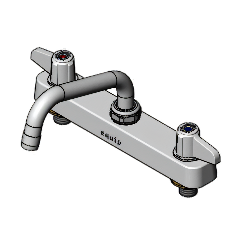 Product image #1 for Equip 8-Inch Deck Mount Workboard Faucet with 6-Inch Swivel Swing Spout