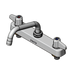 Thumbnail image #1 for Equip 8-Inch Deck Mount Workboard Faucet with 6-Inch Swivel Swing Spout