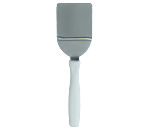 Product image #1 for Crestware Stainless Steel Cake & Pie Server with White Plastic Handle, 2 x 2 Inch Blade