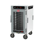 Thumbnail image #1 for Metro HotBlox™ HBCN8-DC-M Narrow 8-Pan Half-Height Mobile Insulated Holding Cabinet with Digital Touchscreen and Clear Door