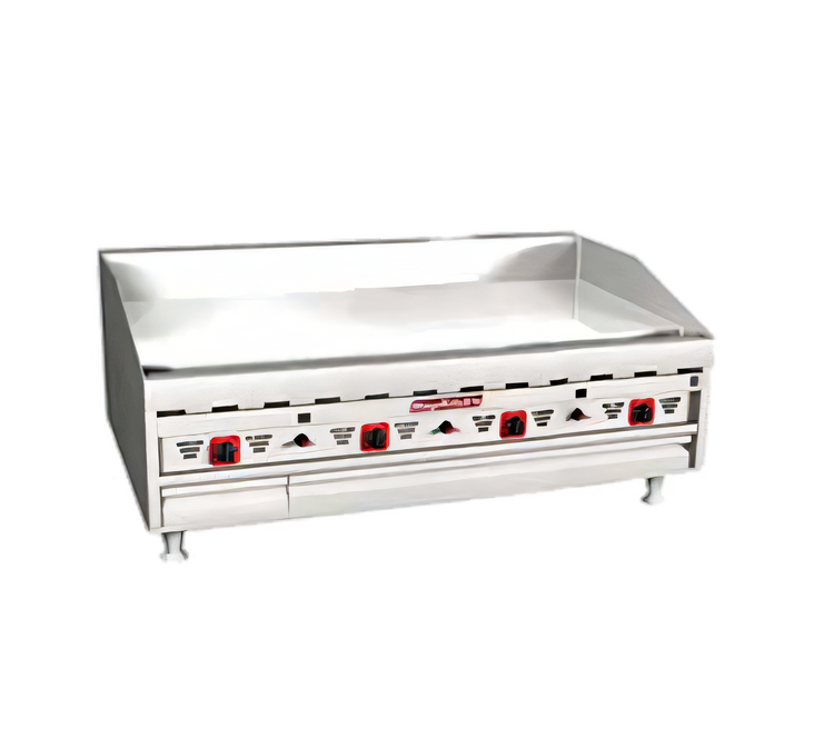 Product image #1 for MagiKitch'n MKG-48-ST 48-Inch Countertop Gas Griddle with Solid State Thermostat and Matchless Ignition