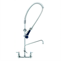 T&S Brass EasyInstall Wall-Mount Pre-Rinse Unit with 10-Inch Swing Nozzle Add-On Faucet