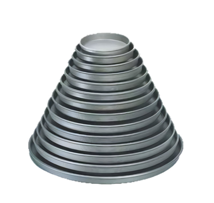 Product image #1 for American Metalcraft 7-Inch Straight-Sided Solid Pizza Pan, 1-Inch Deep, Hard Coat Aluminum