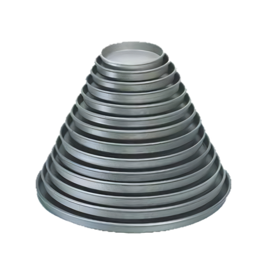 Product image #1 for American Metalcraft 7-Inch Straight-Sided Solid Pizza Pan, 1-Inch Deep, Hard Coat Aluminum