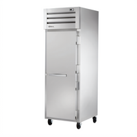 True Spec Series One-Section Reach-In Refrigerator with Locking Stainless Steel Door and Top-Mounted Self-Contained Refrigeration