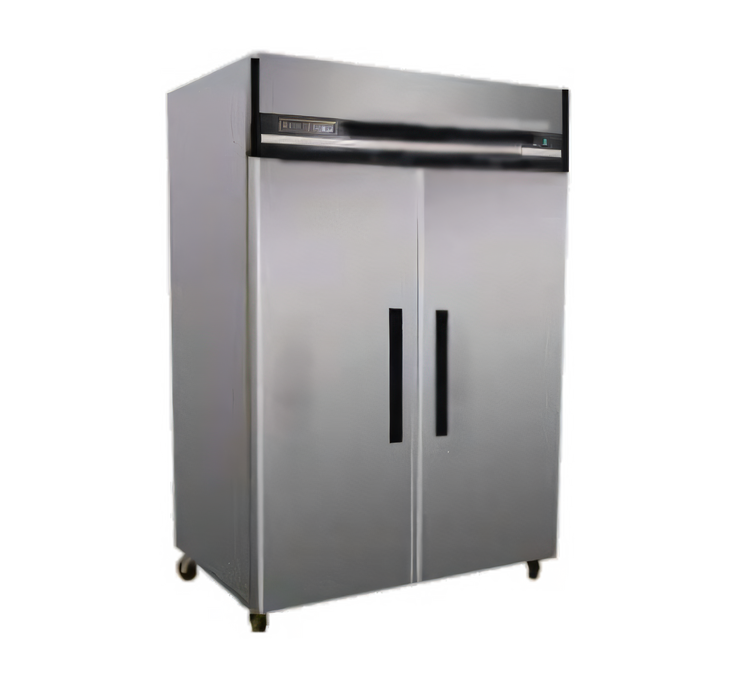 Product image #1 for Maxx Cold X-Series Two-Section Reach-In Freezer, 49 Cu. Ft., Self-Contained, Top-Mounted Compressor
