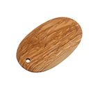 Thumbnail image #1 for American Metalcraft OWPB9 Oblong Olive Wood Serving Board, 9-7/8 x 5-7/8 x 1/8 Inch, Hand Wash Only Case of 6