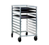 Thumbnail image #1 for New Age Half-Size Mobile Aluminum Bun Pan Rack, End Loading, 10-Pan Capacity