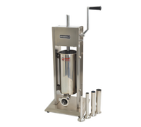 Uniworld Deluxe Vertical Portable 10 lb Stainless Steel Sausage Stuffer