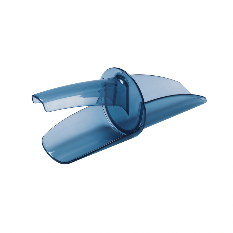 Product image #1 for Saf-T-Scoop 6-10 oz Blue Polycarbonate Bar Ice Scoop