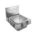 Thumbnail image #1 for Glastender Wall-Mounted Stainless Steel Hand Wash Sink, 12 x 15 Inches, 6-Inch Deep Bowl