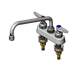 Thumbnail image #1 for T&S Brass B-1113-XS 4-Inch Deck Mount Workboard Faucet with 12-Inch Swing Nozzle