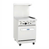 Thumbnail image #1 for CookRite AGR-24G-LP 24-Inch LP Gas Range with Griddle Top and Space-Saver Oven
