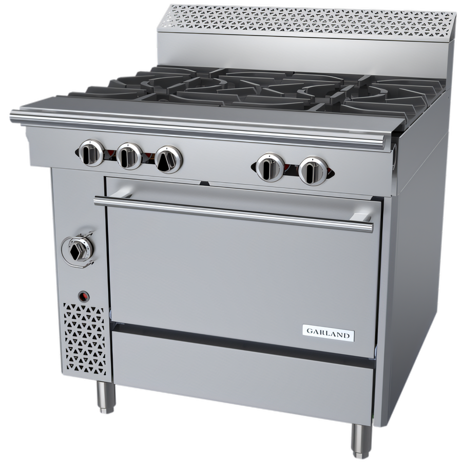 Product image #1 for Garland Cuisine Series 36-Inch Heavy Duty Gas Range with 4 Open Burners and Standard Oven