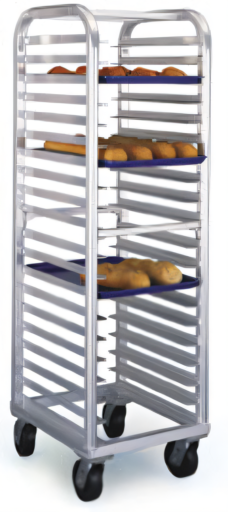 Product image #1 for Eagle Lifetime Series End-Load Aluminum Bun Pan Rack, 12-Pan Capacity, 21-1/2 x 26 x 73 Inches High
