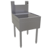 Thumbnail image #1 for Glastender 18-Inch Stainless Steel Underbar Beer Drainer with Tubing Chase