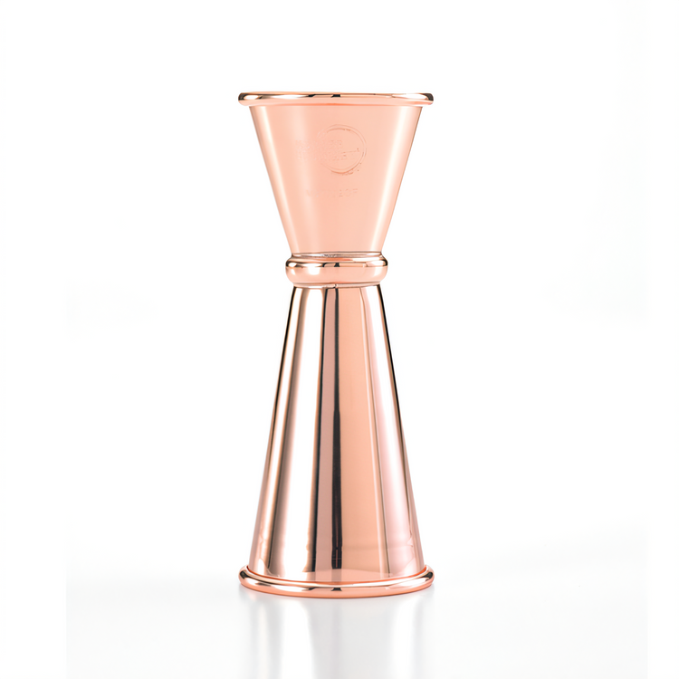 Product image #1 for Barfly Japanese Style Jigger, 25 mL & 50 mL, Copper-Plated Stainless Steel