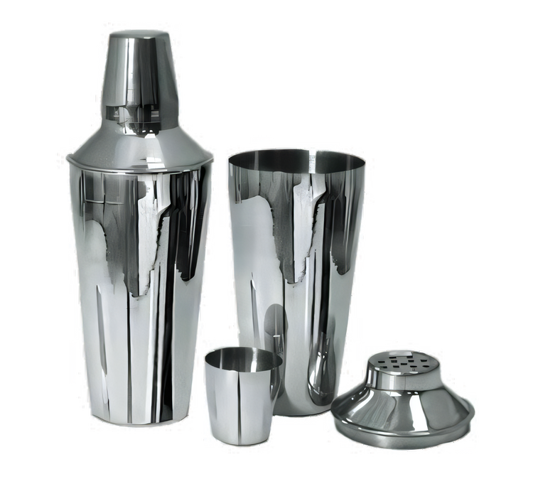 Product image #1 for 3-Piece 30 oz Stainless Steel Bar Shaker Set with Strainer and Jigger