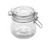 Thumbnail image #1 for American Metalcraft 16 oz. Clear Glass Mason Jar Condiment Jar with Hinged Lid