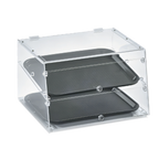 Thumbnail image #1 for Vollrath KDC1418-2-06 Countertop Slant-Front Acrylic Bakery Display Case, Clear, Non-Refrigerated, Self/Full-Service, 2-Tray