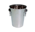 Thumbnail image #1 for Non-Insulated Stainless Steel Wine Bucket, 4 Qt., Mirror Finish, Side Ring Handles