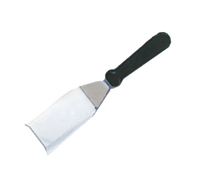 American Metalcraft Heavy-Duty Hamburger/Pizza Turner/Server with Plastic Handle and 5 x 3-Inch Stainless Steel Offset Blade