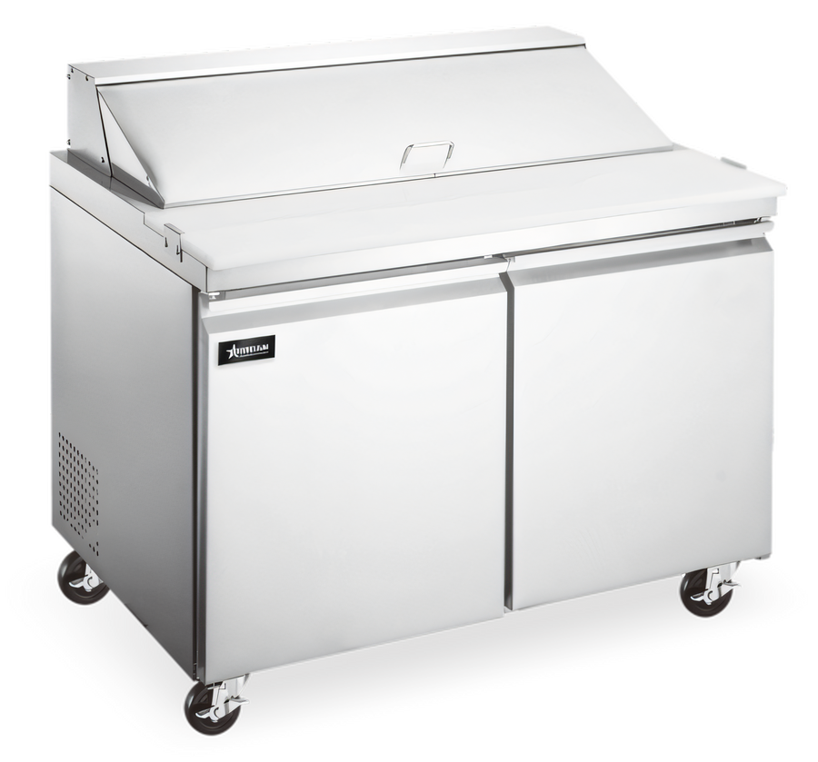 Product image #1 for Omcan USA PT-CN-0920-HC 36-Inch Two-Section Refrigerated Prep Table
