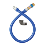 Thumbnail image #1 for Dormont Manufacturing Dormont Blue Hose 1675BPQ60 Moveable Gas Connector Hose Assembly, 3/4-Inch x 60-Inch, SnapFast Quick-Disconnect