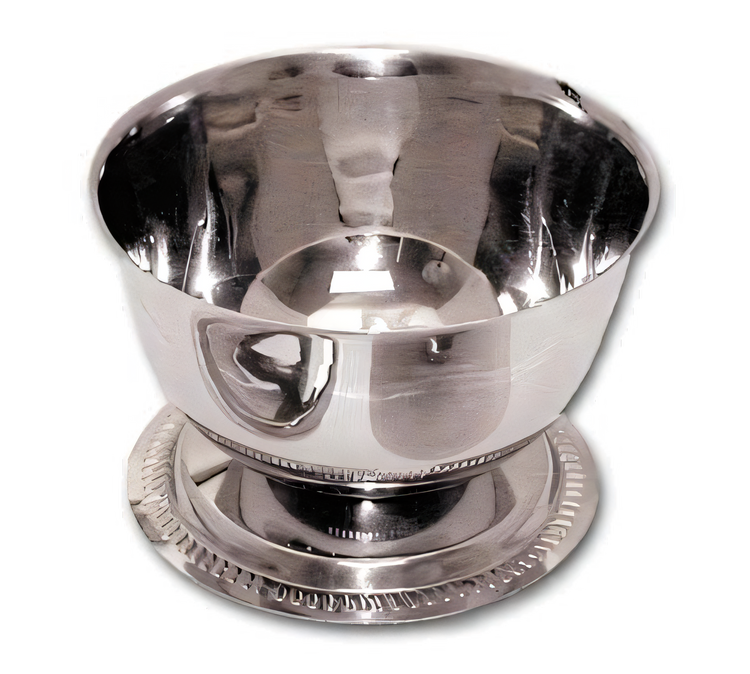Product image #1 for Classic Supreme 16 oz. Stainless Steel Footed Bowl
