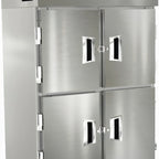 Thumbnail image #1 for Delfield 6151XL-SH Two-Section Reach-In Freezer, 41.5 Cu. Ft., 4 Half-Height Hinged Solid Doors, Top-Mounted Self-Contained
