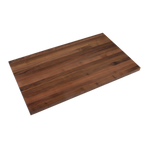 Thumbnail image #1 for John Boos Boos Block WALKCT13248-V American Black Walnut Edge-Grain Kitchen Countertop, Flat No Backsplash, 132 x 48 x 1-3/4 in., Varnique Finish