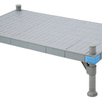 Thumbnail image #1 for Quantum Millenia QP243614SP Solid-Top Polymer Dunnage Rack, 36"W x 24"D x 14"H, Gray