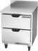 Thumbnail image #1 for Beverage-Air 27-Inch One-Section Worktop Refrigerator with 2 Drawers, 6.13 Cu. Ft.