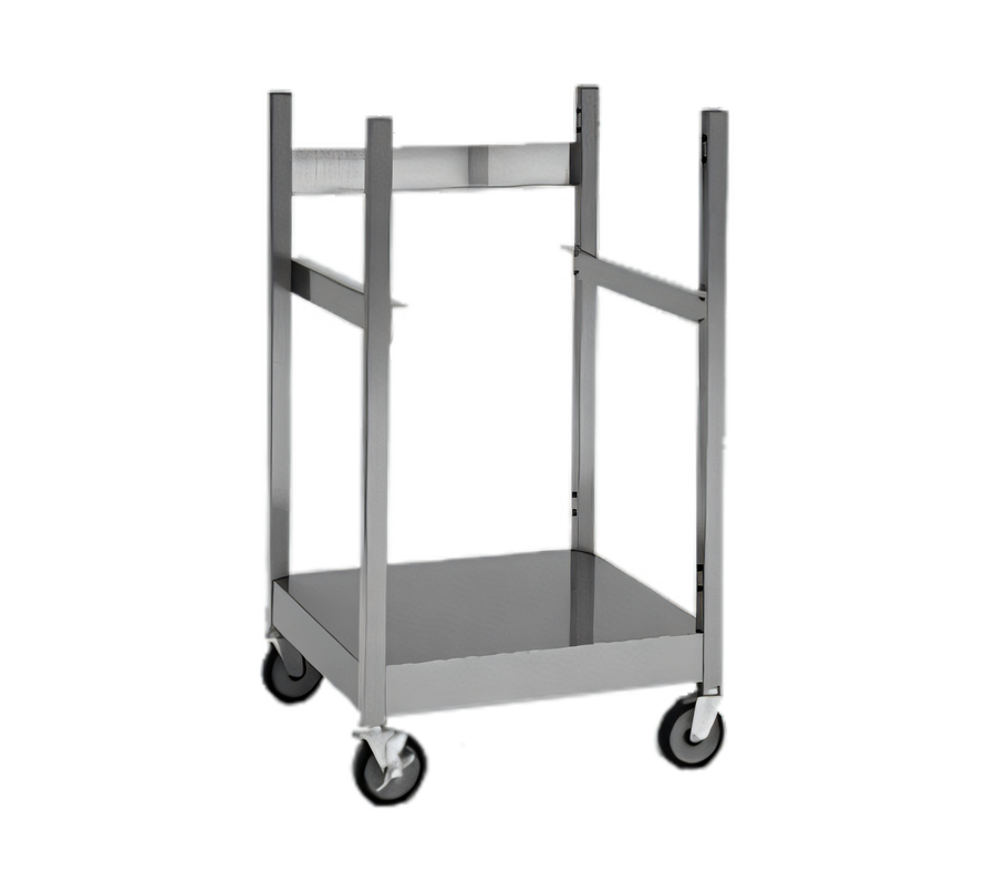 Product image #1 for AccuTemp Stainless Steel Single Steamer Support Stand with Flanged Feet