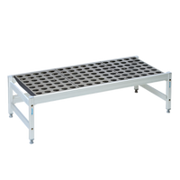 Fermostock 47 x 22 x 12-Inch Dunnage Rack with Adjustable Composite Feet, 800 lb. Capacity