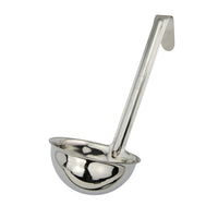 Winco 6 oz Stainless Steel One-Piece Ladle with 6-Inch Handle, Mirror Finish