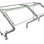 Thumbnail image #1 for Hatco Flav-R-Shield™ ES73-48 Self-Service Single-Sided 2-Bay Food Shield, 48-Inch, Heat-Tempered Glass, Stainless Steel Posts