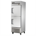 Thumbnail image #1 for One-Section Reach-In Stainless Steel Freezer with Two Half Doors, Bottom-Mounted Self-Contained Refrigeration