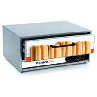 Nemco Food Equipment 8018-BW-230 Roll-A-Grill Hot Dog Steamers & Broilers
