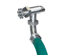 Cleveland Range TD2A45 45° Elbow Steam Kettle Draw-Off Hose Assembly with 8-Foot 2-Inch ID Hose