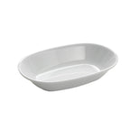 Thumbnail image #1 for American Metalcraft MLRS9 Oblong Melamine Bowl, White, 18 oz, 9"L x 6"W Case of 8