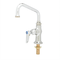 T&S Brass B-0207-CR Single Pantry Deck-Mount Faucet with 6-Inch Swing Nozzle